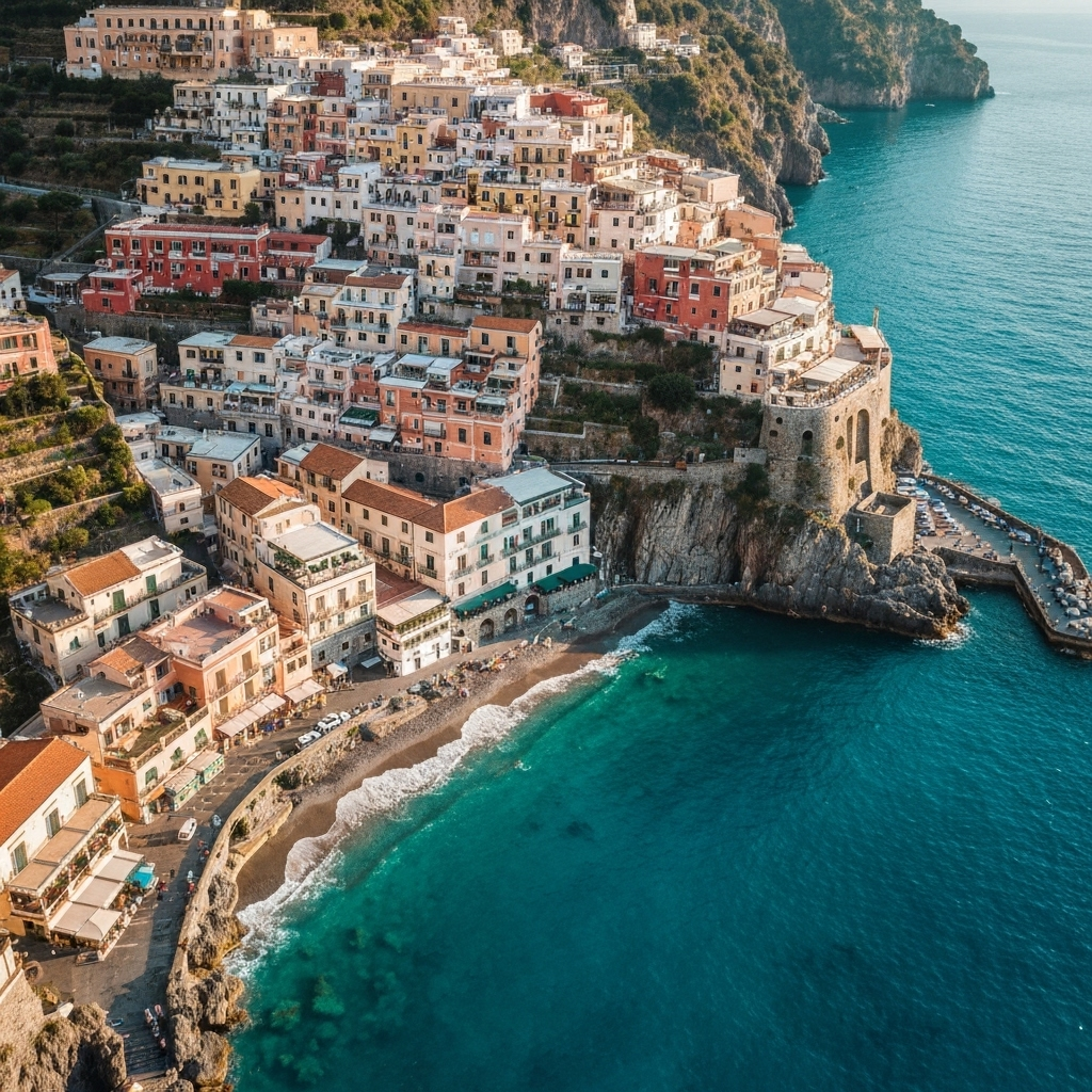 View of Amalfi, Italy