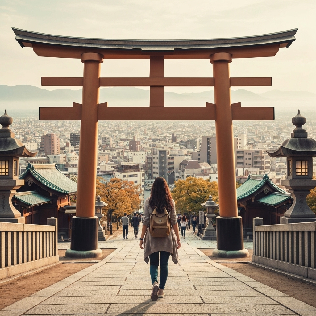 View of Kyoto, Japan